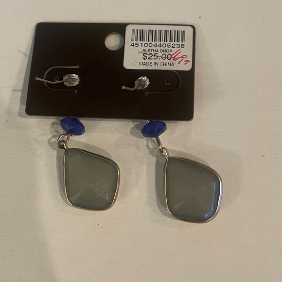 Blue earrings chicos - Picture 3 of 3